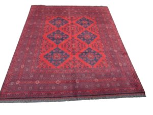 Authentic Handwoven Khal Mohammadi Afghan Rug-with Tribal Designs