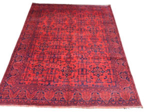 Authentic Khal Mohammadi Afghan Rug – with Tribal Motifs