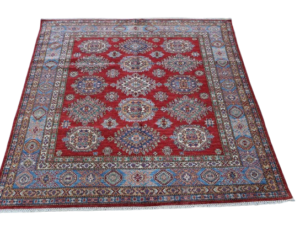 Chobi Hand-Knotted Wool Rug – Artisanal Elegance in Every Detail