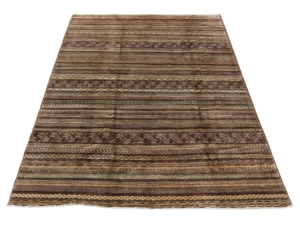 Gabbah Hand-Knotted Rug – Premium Wool with Timeless Tribal Motifs
