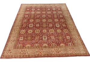 Chobi Hand-Knotted Wool Rug – A Handcrafted Masterpiece of Natural Tones