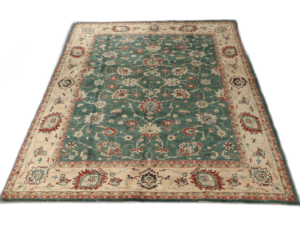 Chobi Hand-Knotted Wool Rug – Artisan Craft with Natural Warmth