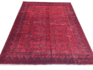 Handcrafted Khal Mohammadi Afghan Rug – with Tribal Patterns