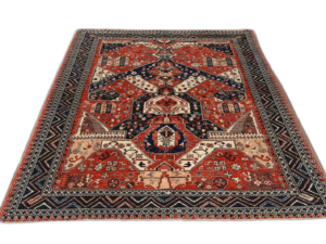 Heritage Kazak Hand-Knotted Wool Rug