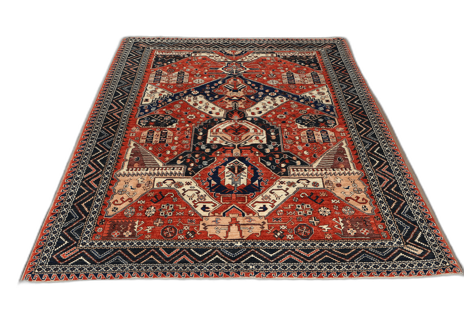 Heritage Kazak Hand-Knotted Wool Rug