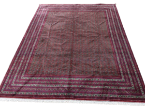 Authentic Ghazni Hand-Knotted Afghan Rug – with Rich Patterns