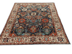 Chobi Hand-Knotted Wool Rug – Earthy Elegance Crafted by Hand