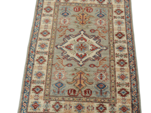 Chobi Hand-Knotted Wool Rug – A Heritage of Craftsmanship in Natural Hues