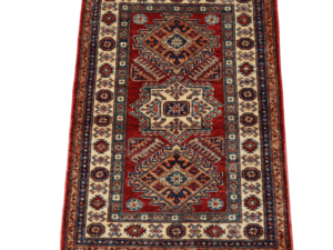 Caucasian Kazak Handwoven Wool Rug