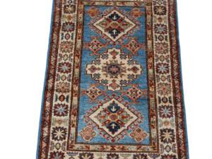 Exquisite Kazak Hand-Knotted Wool Rug