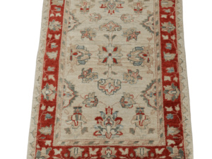 Chobi Hand-Knotted Wool Rug – Exquisite Craftsmanship in Natural Colors