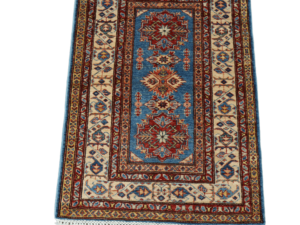 Classic Kazak Hand-Knotted Wool Area Rug