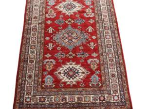 Kazak Tribal Hand-Knotted Wool Rug
