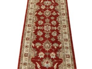 Chobi Artisan Hand-Knotted Wool Rug – Timeless Craftsmanship and Natural Beauty