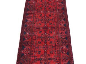 Handcrafted Khal Mohammadi Afghan Rug–  Iconic Tribal Patterns